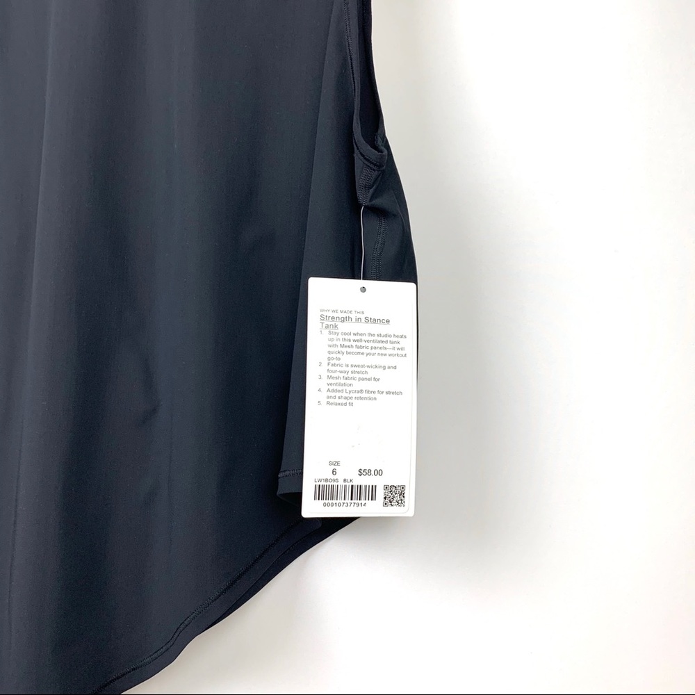 LULULEMON Strength in Stance Tank, Black - Picture 7 of 7